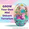 Creativity for Kids Mini Garden: Magical Unicorn Terrarium Kit - Unicorn Gifts for Girls, Kids Craft and Toy, Unique Valentine's Day Gifts (Ages 6+)